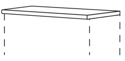 Meine Küche Abdeckboden für Highboards ADB1663-59-E Meine Küche Abdeckboden für Highboards ADB1663-59-E