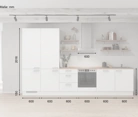 Meine Küche Küchen-Zeile 360 cm Planung 10 5