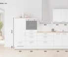 Meine Küche Küchen-Zeile 300 cm Planung 13 5