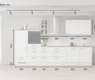 Meine Küche Küchen-Zeile 360 cm Planung 13 5