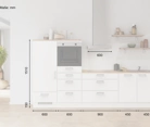 Meine Küche Küchen-Zeile 300 cm Planung 16 5