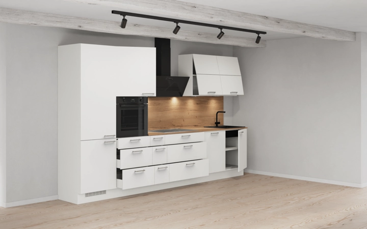 Meine Küche Küchen-Zeile 360 cm Planung 3 4
