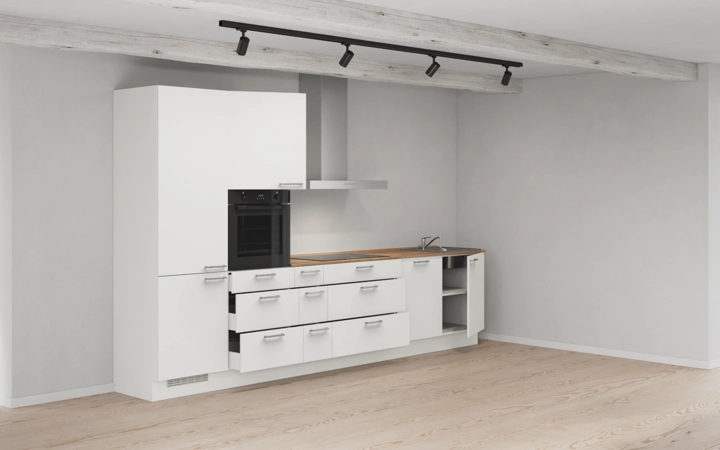 Meine Küche Küchen-Zeile 360 cm Planung 9 4